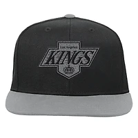 Youth Mitchell & Ness Black/Silver Los Angeles Kings Core Team Two-Tone Snapback Hat