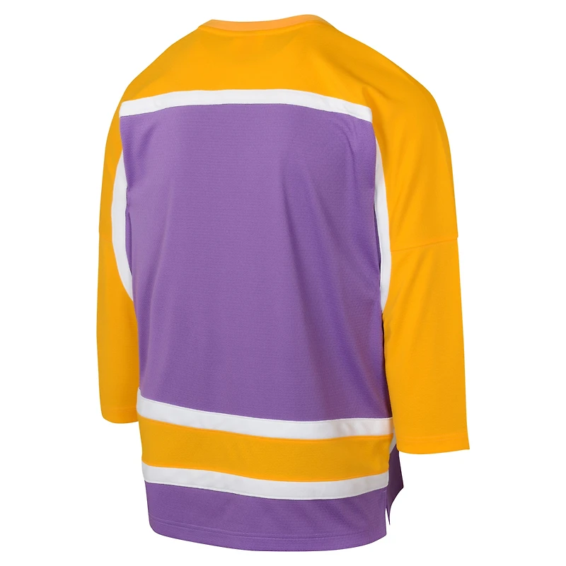 Maillot violet pour jeunes des Kings de Los Angeles 1980 Blue Line Mitchell & Ness