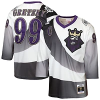 Maillot de joueur alternatif rétro Mitchell & Ness Wayne Gretzky des Los Angeles Kings 1995/96 Power Play avec écusson capitaine