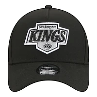 Youth New Era Black Los Angeles Kings 9FORTY A-Frame Adjustable Hat