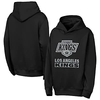Youth Outerstuff  Black Los Angeles Kings Back to Basics Hoodie