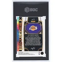 Carte Anthony Davis Los Angeles Lakers 2023-24 Panini Select Black Finite Prizm n° 9, n° 1/1, authentifiée SGC (9 cartes)