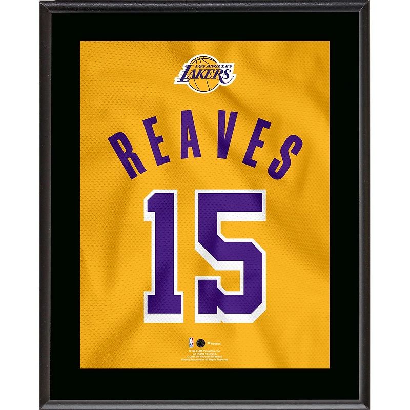 Austin Reaves Los Angeles Lakers 10.5" x 13" Jersey Number Sublimated Player Plaque