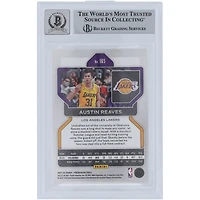 Austin Reaves Los Angeles Lakers Autographié 2021-22 Panini Prizm #165 Beckett Fanatics Witnessed Authenticed 10 Rookie Card