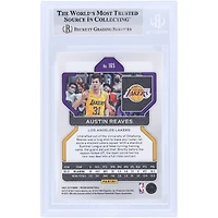 Austin Reaves Los Angeles Lakers Carte de recrue authentifiée 2021-22 Panini Prizm #165 autographiée par les fans de Beckett