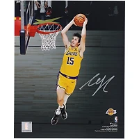 Photo dédicacée d'Austin Reaves (Los Angeles Lakers) - 20 x 25 cm (8 x 10 pouces) - Dunking Spotlight
