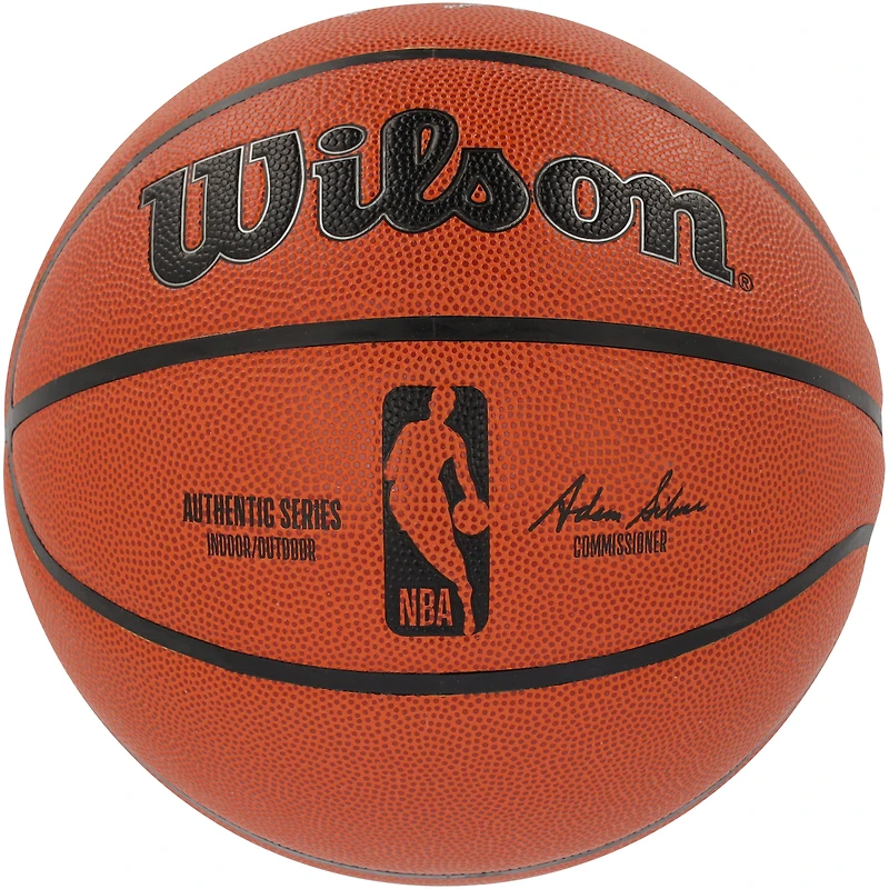 Ballon de basket-ball d'intérieur/extérieur Wilson Authentic Series autographié par Austin Reaves des Los Angeles Lakers