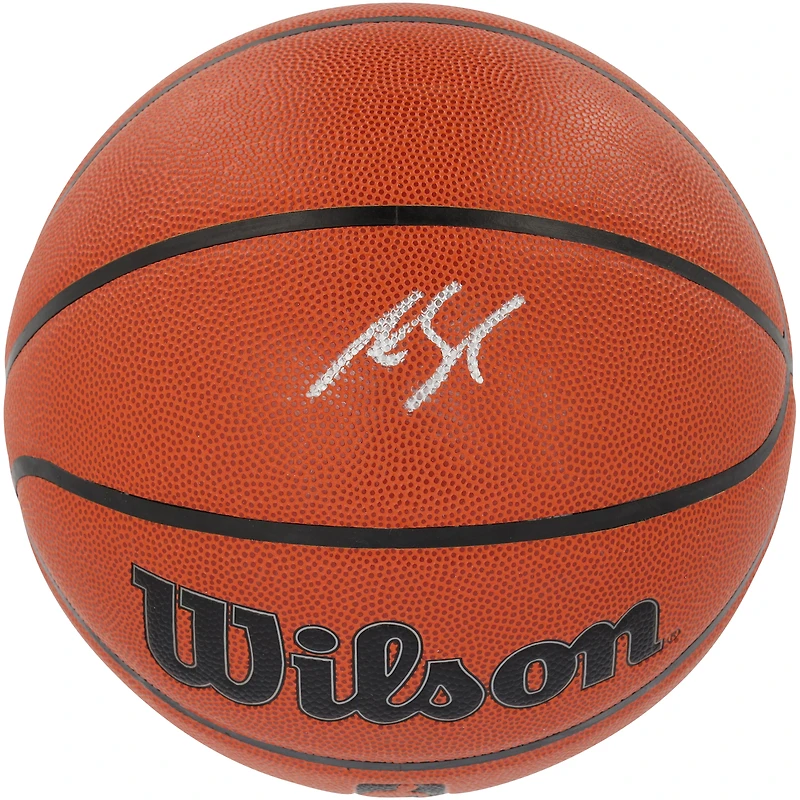 Ballon de basket-ball d'intérieur/extérieur Wilson Authentic Series autographié par Austin Reaves des Los Angeles Lakers