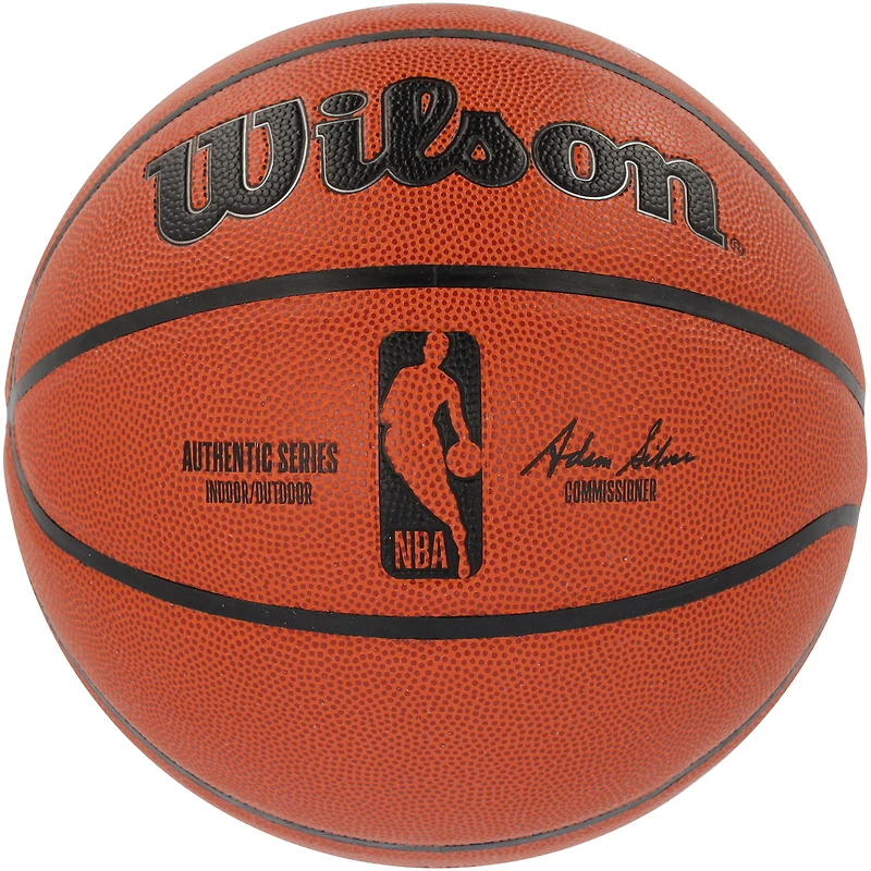 Ballon de basket d'intérieur/extérieur Wilson Authentic Series autographié par Austin Reaves des Los Angeles Lakers avec inscription « I'm Him »