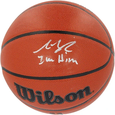 Ballon de basket d'intérieur/extérieur Wilson Authentic Series autographié par Austin Reaves des Los Angeles Lakers avec inscription « I'm Him »