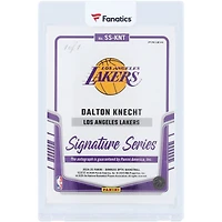 Carte de recrue autographiée de Dalton Knecht (Los Angeles Lakers) 2024-25 Panini Donruss Optic Signature Series Checkerboard Prizm #SS-KNT #1/1
