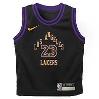 Infant Nike LeBron James Black Los Angeles Lakers 2025/26 City Edition Swingman Jersey