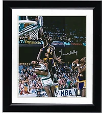 Photo dédicacée de James Worthy (Los Angeles Lakers) - 20 x 25 cm - Finales NBA 1984