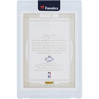 Carte autographiée Panini Flawless Greats 3 couleurs Relic n° 22 #15/25 de Jerry West Los Angeles Lakers 2012-13