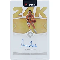 Jerry West Los Angeles Lakers Autographed 2018-19 Panini Opulence 24K #24-JWS #47/79 Card