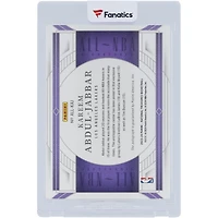 Carte Panini National Treasures rouge #ALL-KAJ #1/8 dédicacée par Kareem Abdul-Jabbar des Los Angeles Lakers 2023-24