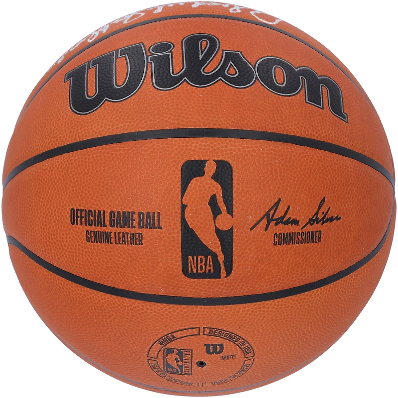 Kareem Abdul-Jabbar Los Angeles Lakers Autographed Wilson Official Game Basketball with Multiple Inscriptions - Limited Edition of 6