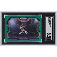 Carte Panini Prizm #1 SGC authentifiée 8,5 pouces LeBron James Los Angeles Lakers 2020-21