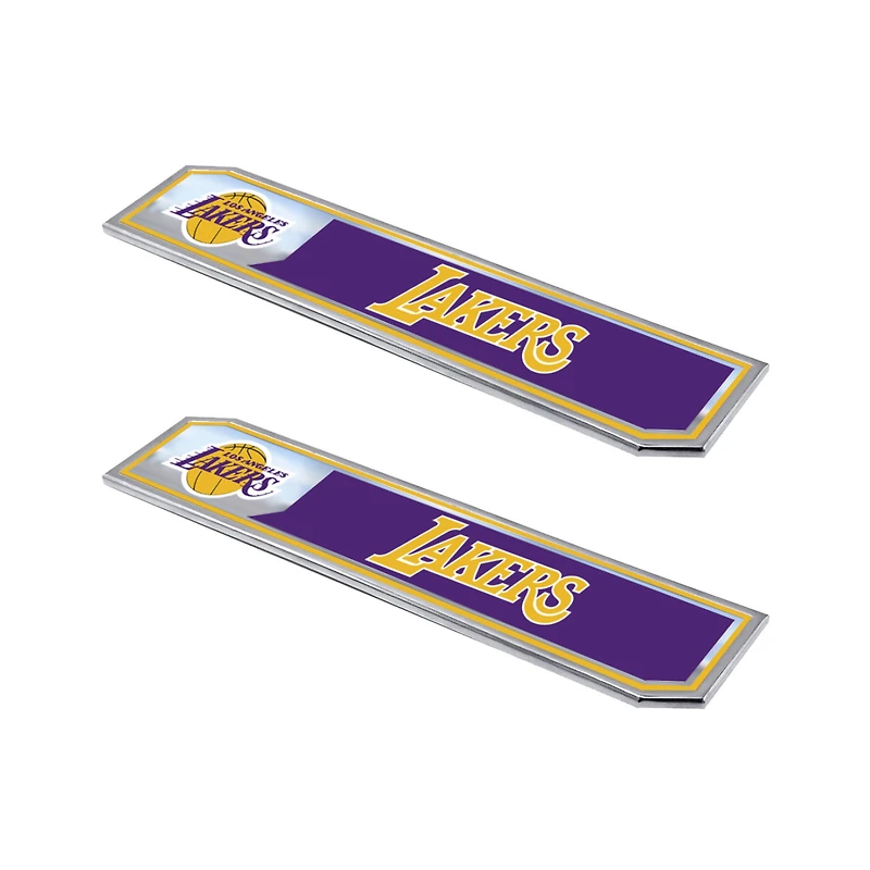 Logo Brands Los Angeles Lakers - Lot de 2 emblèmes de camion en relief