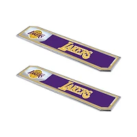 Logo Brands  Los Angeles Lakers 2-Pack Embossed Truck Emblem Set