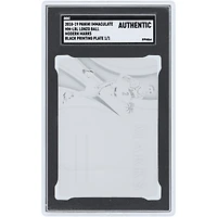 Lonzo Ball Los Angeles Lakers 2018-19 Panini Immaculate Collection Plaque d'impression noire #MM-LBL #1/1 SGC Carte d'authentification authentifiée