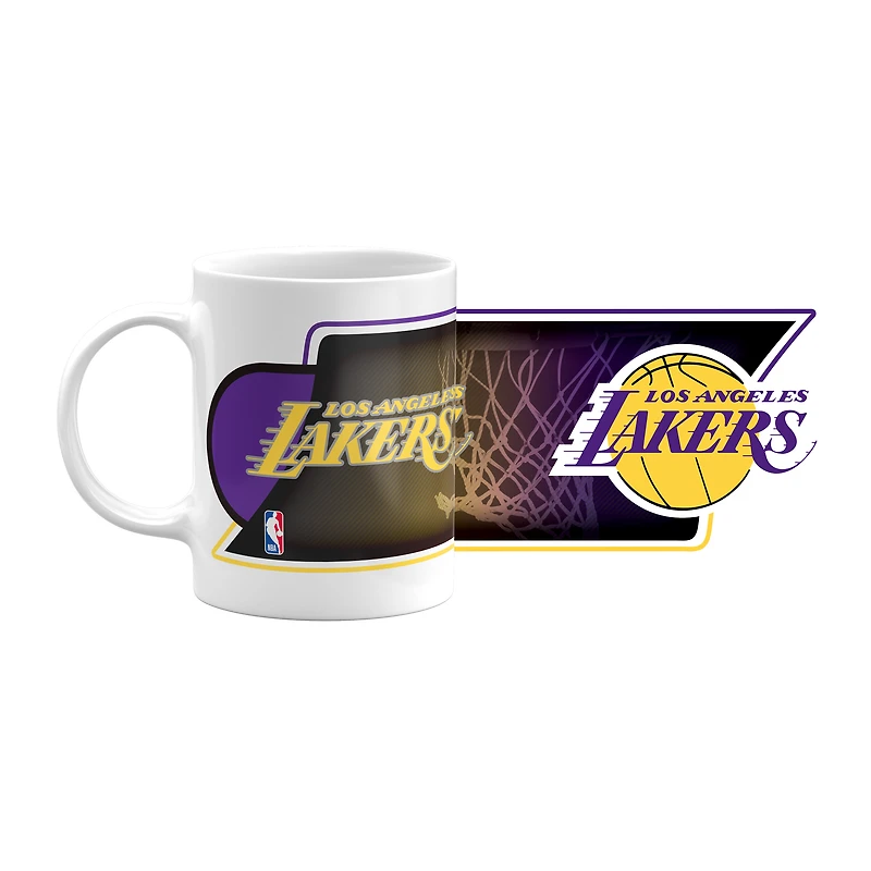 Los Angeles Lakers - 11oz. Sublimated Coffee Mug - White