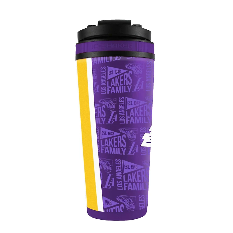 Bouteille shaker en acier inoxydable 4D de 26 oz des Los Angeles Lakers