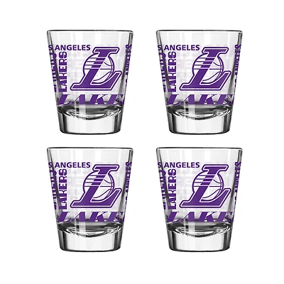 Los Angeles Lakers 4-Pack 2oz. Shot Glass Set