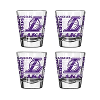 Los Angeles Lakers 4-Pack 2oz. Shot Glass Set