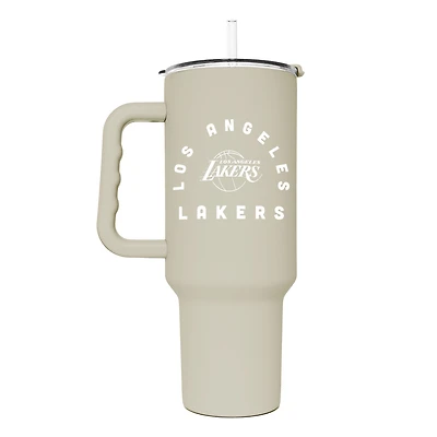 Gobelet isotherme Los Angeles Lakers 40 oz couleur sable, toucher doux