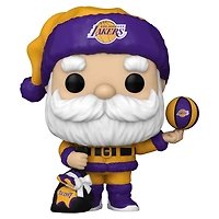 Figurine en vinyle exclusive Fanatics 2024 du Père Noël des Los Angeles Lakers Funko Pop!