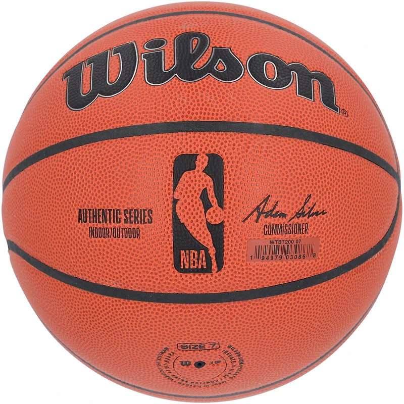 Magic Johnson & Shaquille O'Neal Los Angeles Lakers Autographed Wilson Authentic Series Indoor/Outdoor Basketball