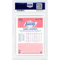 Magic Johnson Los Angeles Lakers 1986-87 Fleer #53 PSA Authenticated 8 Card