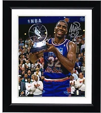 Photographie autographiée du trophée du match des étoiles de 1992 de Magic Johnson, Los Angeles Lakers, 8" x 10"