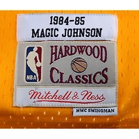 Magic Johnson Los Angeles Lakers Autographed Gold Mitchell & Ness Hardwood Classics Swingman Jersey
