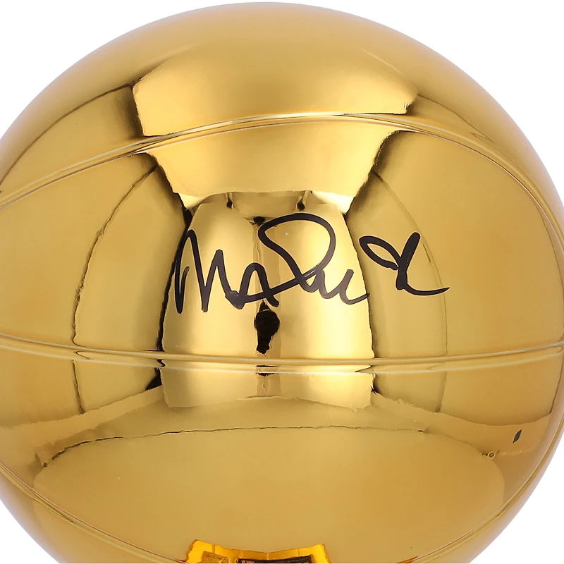 Réplique du trophée NBA Larry O'Brien autographié par Magic Johnson des Los Angeles Lakers