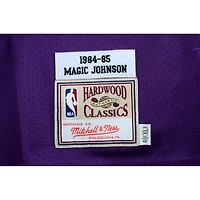 Magic Johnson Los Angeles Lakers Autographed Purple Mitchell & Ness Authentic Jersey