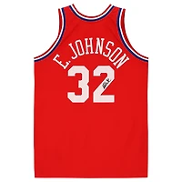 Magic Johnson Los Angeles Lakers Autographed Red Mitchell and Ness 1991 All-Star Game Authentic Jersey