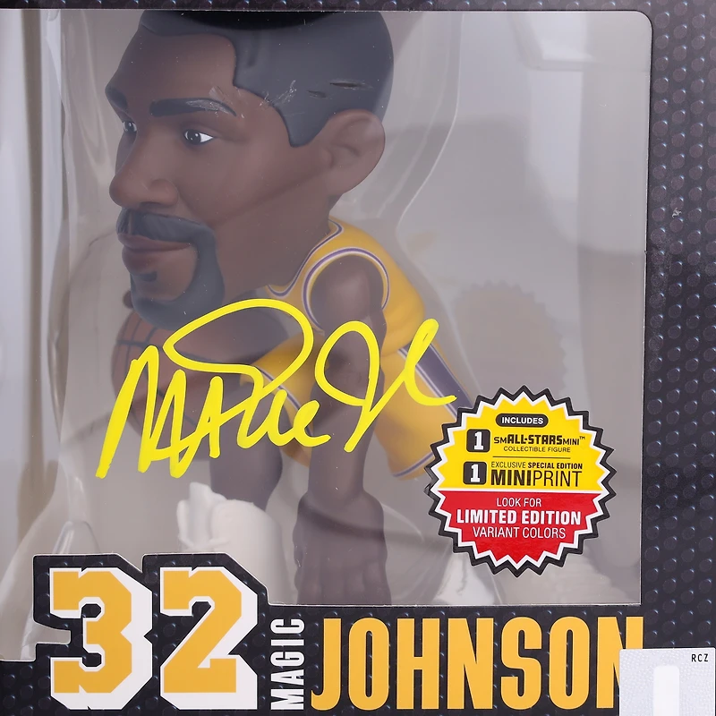 Figurine 6" dédicacée par Magic Johnson des Los Angeles Lakers