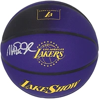 Ballon de basket-ball de collection dédicacé Wilson 2024-25 City Edition par Magic Johnson des Los Angeles Lakers