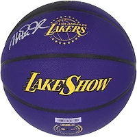 Ballon de basket-ball de collection dédicacé Wilson 2024-25 City Edition par Magic Johnson des Los Angeles Lakers