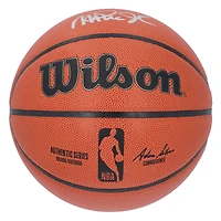 Ballon de basket-ball intérieur/extérieur Wilson Authentic Series autographié par Magic Johnson des Los Angeles Lakers