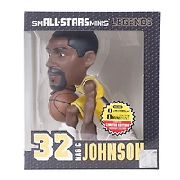 Figurine en vinyle Magic Johnson Los Angeles Lakers smALL-STARS Minis 6" - Recherchez des variantes de couleurs unies d'équipe peu communes, rares et ultra rares en édition limitée