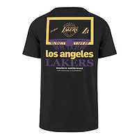 T-shirt Franklin noir pour homme Los Angeles Lakers City Edition '47 avec panneau arrière