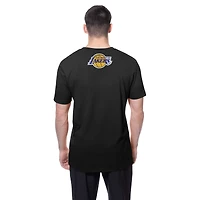 T-shirt à manches courtes premium brodé pour homme, modèle NBA New Era GCP, logo brodé, V107988, LAKERS BLK, NBA, TEEMENSCR 60758065 #3