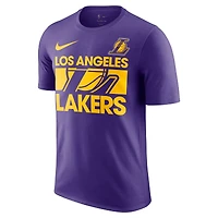 Men's Nike Purple Los Angeles Lakers Courtside This Is Our Year T-Shirt
