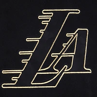 Veste Varsity entièrement zippée Pro Standard noire pour homme des Los Angeles Lakers