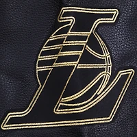Veste Varsity entièrement zippée Pro Standard noire pour homme des Los Angeles Lakers