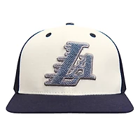 Casquette Snapback Pro Standard en French Terry des Los Angeles Lakers pour homme, couleur crème
