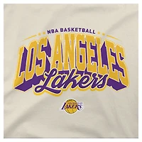 Sweat à capuche surdimensionné urbain Your Way pour homme Stadium Essentials crème Los Angeles Lakers